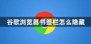 谷歌浏览器书签栏隐藏与显示教程：完整操作指南 